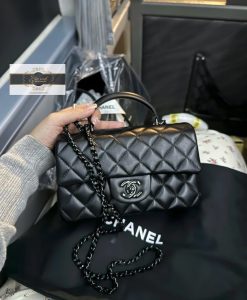 Túi Xách Chanel Coco Like Auth Màu Đen 01