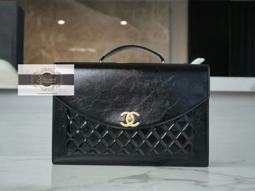 Túi Chanel Cặp Vuông Size To Vip 01