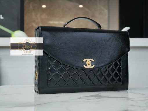 Túi Chanel Cặp Vuông Size To cao cấp 04