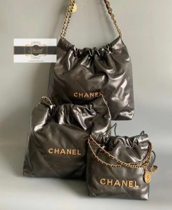 Túi Xách Chanel 22 Hobo Siêu Cấp Vip 05 màu xám