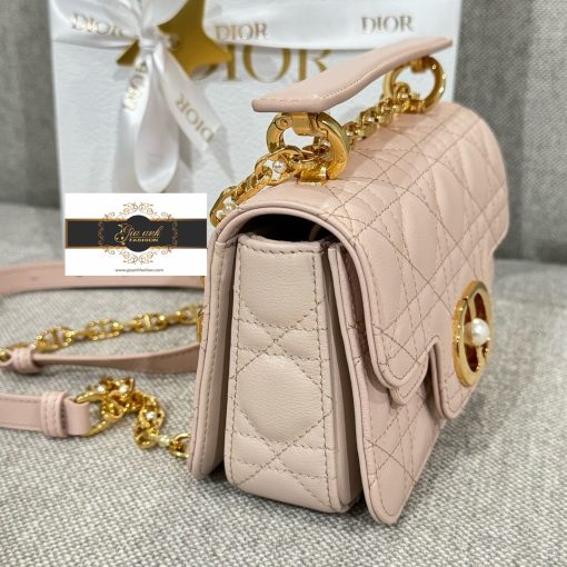 Túi Dior Jolie 19 cm Siêu Cấp Vip Like Auth màu hồng 02