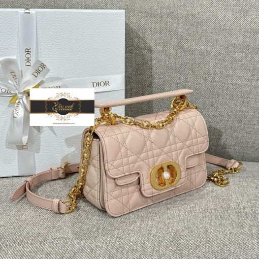 Túi Dior Jolie 19 cm Siêu Cấp Vip Like Auth màu hồng 03