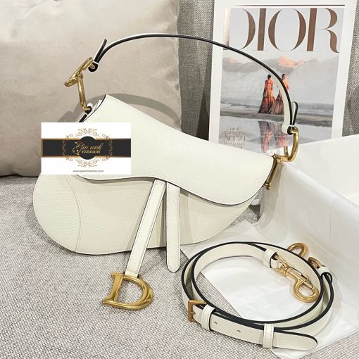 Địa chỉ Túi Dior Saddle Bag Siêu Cấp Vip Like Auth mini màu trắng 05