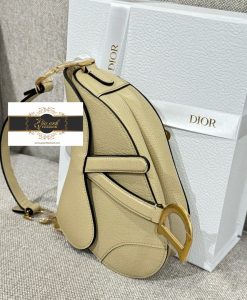 Túi Dior Saddle Yên Ngựa 19 cm Like Auth màu kem 02