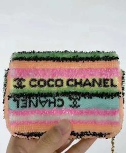 Túi Xách Chanel Classic Mini Đính Hạt coco chanel 02