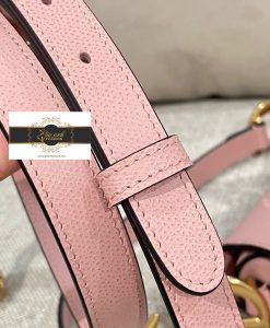 Túi Dior Yên Ngựa 19 Cm Màu Hồng Vip