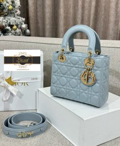 Túi xách dior lady 50 ô 20 cm vip bag 1:1