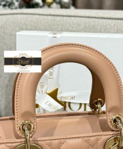 Túi Xách Dior Lady 5 ô Hàng hiệu chuẩn auth 03