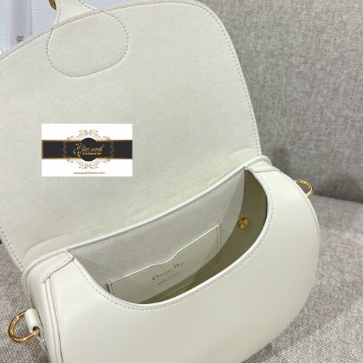 Bên trong Túi Xách Dior East West Hàng Hiệu Màu Trắng Replica chuẩn nhất