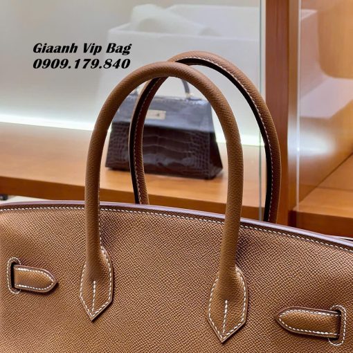 Túi Xách HM Birkin 25 Cm Epsom Leather màu gold 02