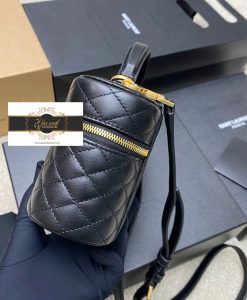 Túi Xách YSL Mini Le Cassandre Like Auth Black Khóa Kéo box 04