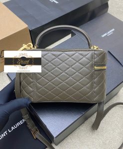 Túi Xách YSL Le Cassandre Mini Replica Luxury Màu Rêu 02