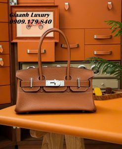 Túi Hermes Shoulder Hac Like Auth Mày Gold Da Togo Nhập Khẩu 02