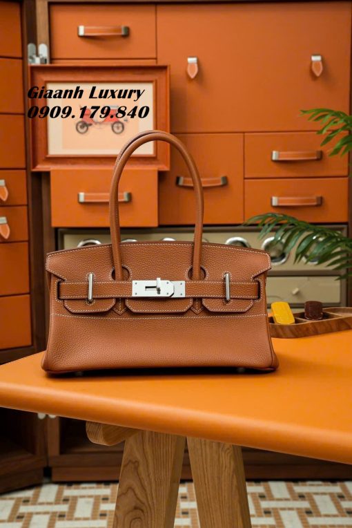 Túi Hermes Shoulder Hac Like Auth Mày Gold Da Togo Nhập Khẩu 02