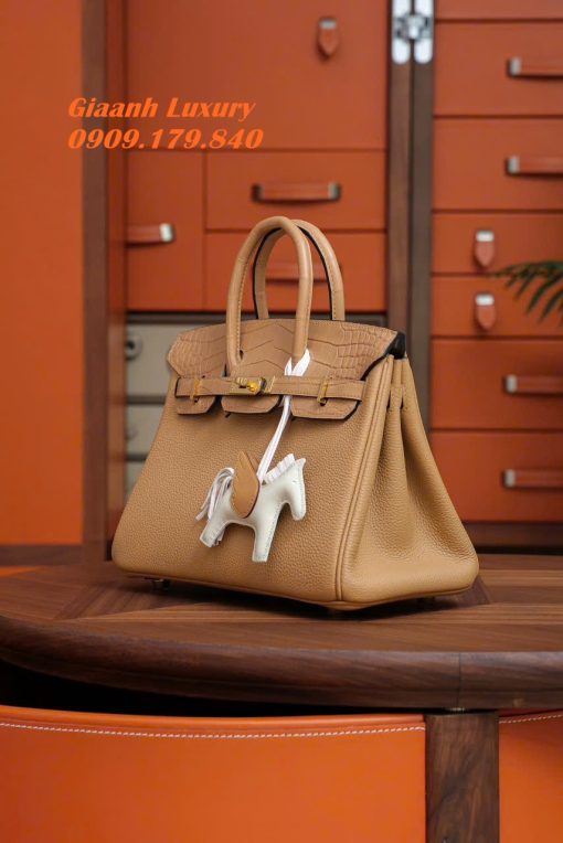 Túi Hermes Birkin Touch da cá sấu mix da togo cao cấp 02