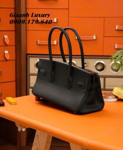 Túi Xách Hermes Birkin Soulder Hac 30 cm Màu Đen Da togo 03