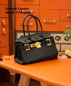 Túi Xách Hermes Birkin Soulder Hac 30 cm Màu Đen Da togo Chuản Hàng Hiệu 04