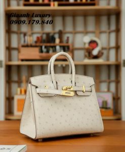 Túi Xách HM Birkin Da Đà Điểu Chuẩn Auth-HM292