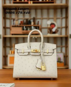 Túi Xách HM Birkin Da Đà Điểu Siêu Cấp Vip Like Authentic 04