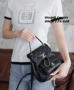 Balo Chanel Duma Mini Màu Đen Siêu Cấp-CN2793