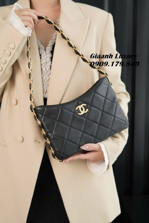 Túi Xách Chanel Hobo Da Cừu Nhập Khẩu một quai 03