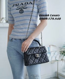 Túi Xách Chanel Kelly 21 Cm Vip Like Auth Da Bê Nhập Khẩu 03