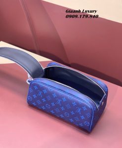 Túi LV cầm tay nam Locker Dopp Kit Like Authentic da thật