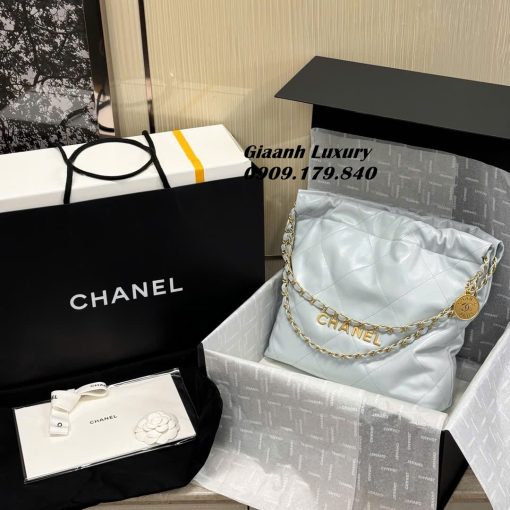 Túi Xách Chanel 22 Da Thật Chuẩn Auth 01