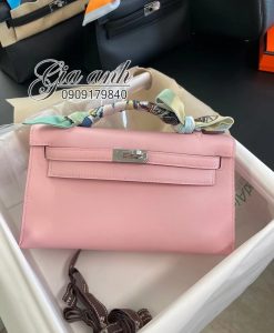 Túi Xách Hermes kelly da Swift Màu hồng 04