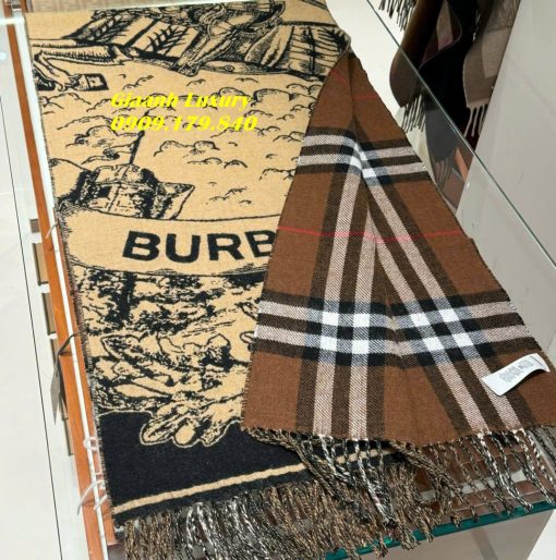 Chuyên Khăn Choàng Burberry Cao Cấp Luxury