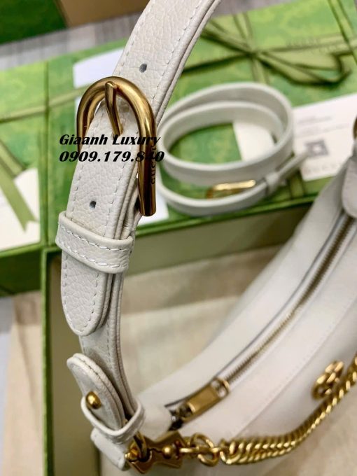 Túi Xách Gucci Đeo Vai Siêu Cấp Màu Trắng Kem -GG2510