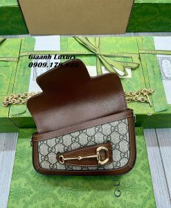 Túi Gucci Horsebit 1955 mini siêu cấp vip monogram 04