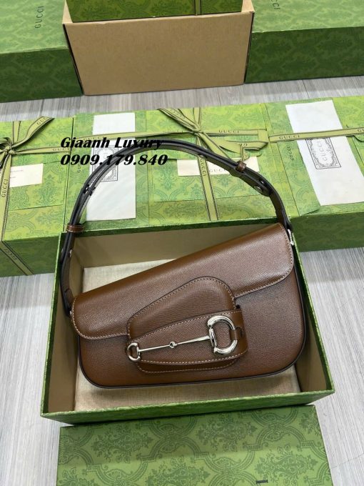 Túi Gucci Horset bit 1955 màu nâu cao cấp 01