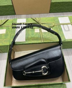 Túi gucci horset bất đối xứng màu đen siêu cấp 01