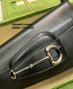 Túi gucci horset bất đối xứng màu đen siêu cấp 02