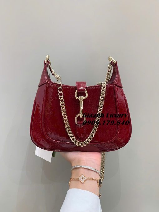 Túi Gucci Jackie mini 19 cm màu đỏ Vip 01