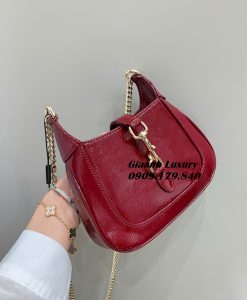 Túi Gucci Jackie mini 19 cm màu đỏ Vip chuẩn auth nhất 02