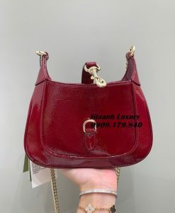 Túi Gucci Jackie mini 19 cm màu đỏ da bóng thật cao cấp