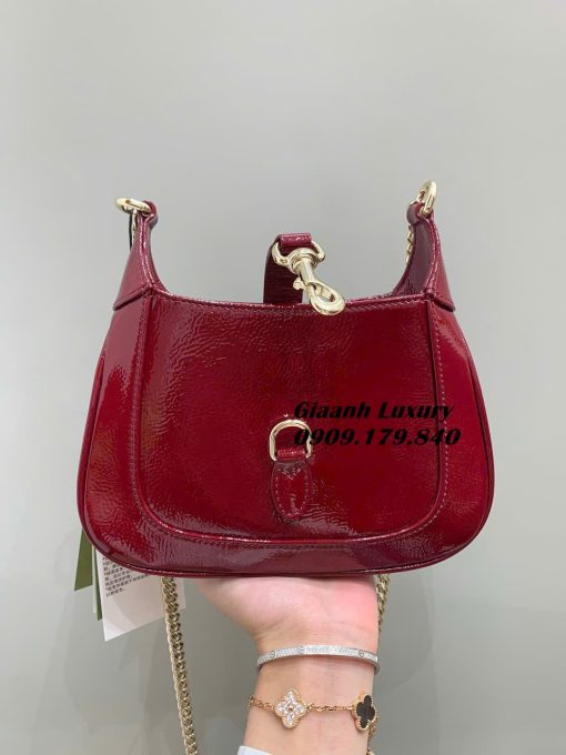 Túi Gucci Jackie mini 19 cm màu đỏ da bóng thật cao cấp