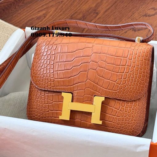 Túi Hermes Constance 18 Da Cá Sấu Cao Cấp chuẩn hàng hiệu 05