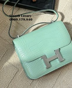 Túi Hermes Constance Màu Xanh Ngọc size 18 cm 04