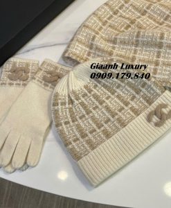 Set Khăn Len Chanel Cao Cấp Luxury 1:1