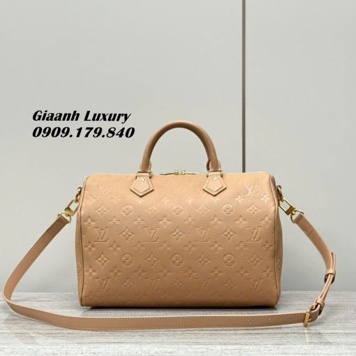 Túi LV speedy 30 cm Da Bê Màu Da Bò Luxury 02