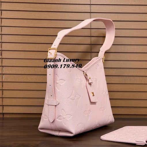 Túi LV Carryall Da Bê Siêu Cấp Màu Hồng size 29 cm