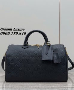 Túi Xách LV Speedy Da Bê Màu Đen Luxury 01