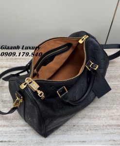 Túi Xách LV Speedy Da Bê Màu Đen Luxury SIZE 30 CM