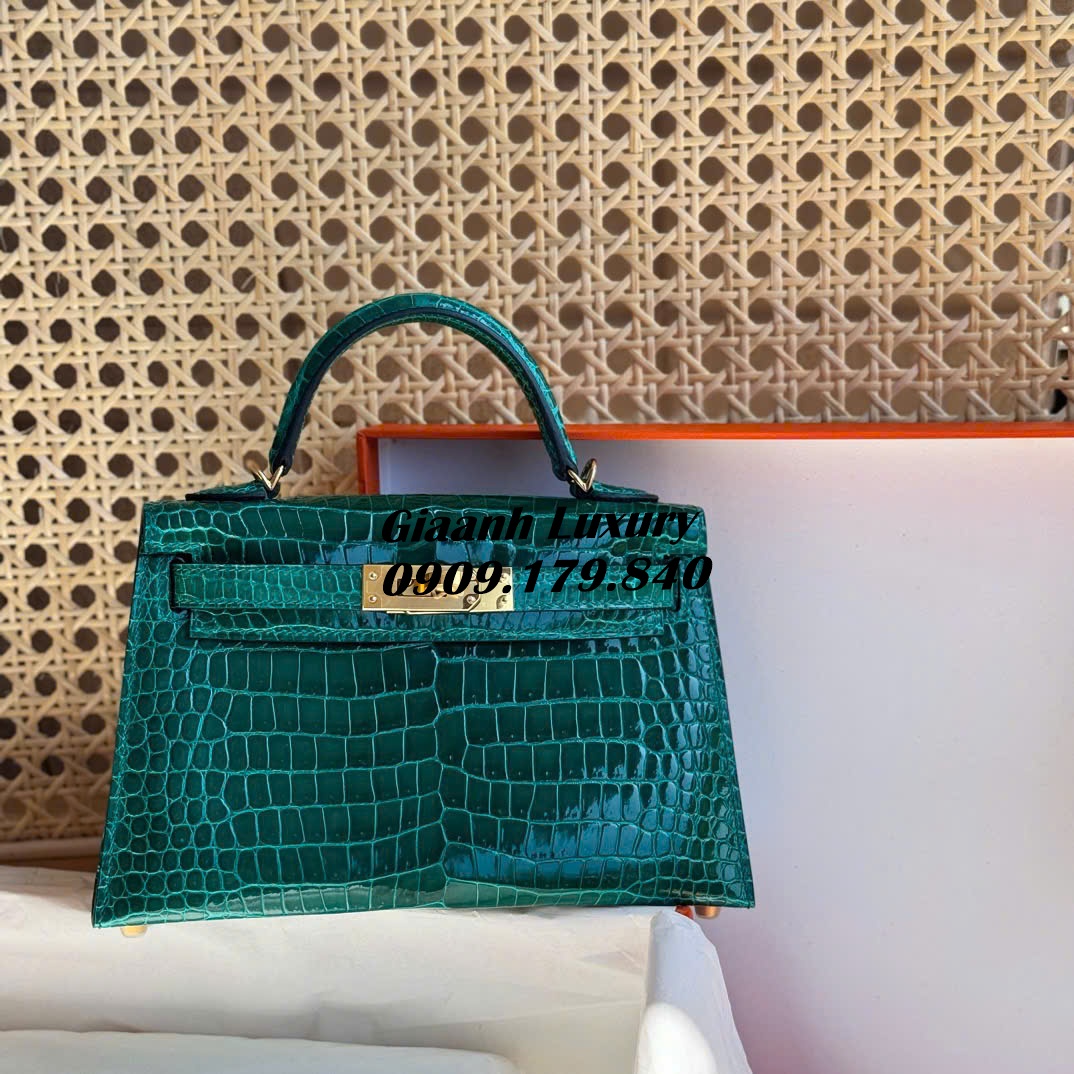 Những Màu Túi Xách Hermes Kelly Da Cá Sấu Vip