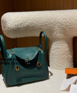 Túi Hermes Lindy mini 20 cm Siêu Cấp Vip màu Green 06