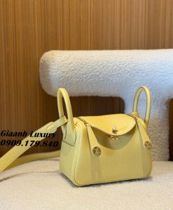 Túi Hermes Lindy mini 20 cm màu vàng Siêu Cấp Vip 04