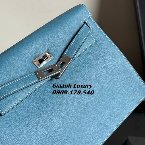 Túi Xách Hermes Kelly Danse Màu Bleu Jean 02